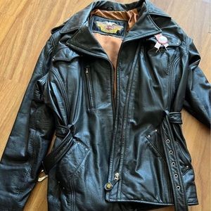 Harley Davidson Woman’s Leather Jacket Large